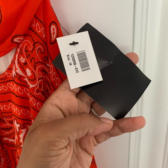 Dion Lee Bandana Knot Dress Poppy - Picture 5 of 8